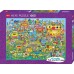 Puzzel Doodle Village 1000 Heye 29936