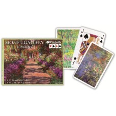 Speelkaartenset Monet Giverny dubbel Piatnik