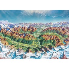 Puz.Alpine Mountain World 2000 Heye NEW